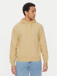HUGO Bluza Dapo 50486478 Beżowy Relaxed Fit. Brązowe bluzy Hugo, m, bez wzorów, z bawełny, bez kaptura. Za 249.99 zł.