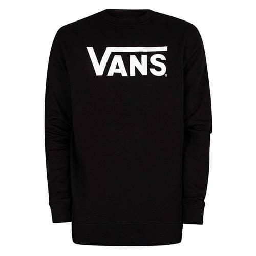 Bluza sportowa męska Vans Classic Crew Lifestyle. Czarne bluzy bez kaptura Vans, m, bez wzorów, z bawełny, bez kaptura. Za 291.60 zł.