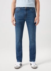 WRANGLER LARSTON MĘSKIE SPODNIE JEANSOWE JEANSY DŻINSY BLUE SPRUCE 112350652 W18S018019. Niebieskie jeansy Wrangler, l. Za 229.99 zł.