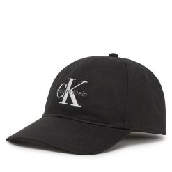 Czapka z daszkiem Calvin Klein Jeans. Czarne czapki z daszkiem Calvin Klein Jeans, bez wzorów, z jeansu. Za 179.99 zł.