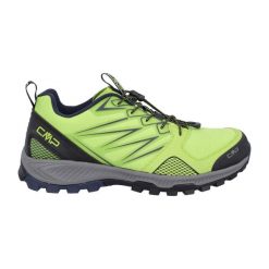 Buty trailowe sportowe męskie CMP ATIK. Zielone buty turystyczne CMP, bez wzorów, z gumy, bez zapięcia, do biegania. Za 355.20 zł.