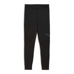 Legginsy Puma teamLIGA26. Czarne legginsy długie sportowe Puma, l, bez wzorów, z materiału, na fitness i siłownię. Za 234.50 zł.