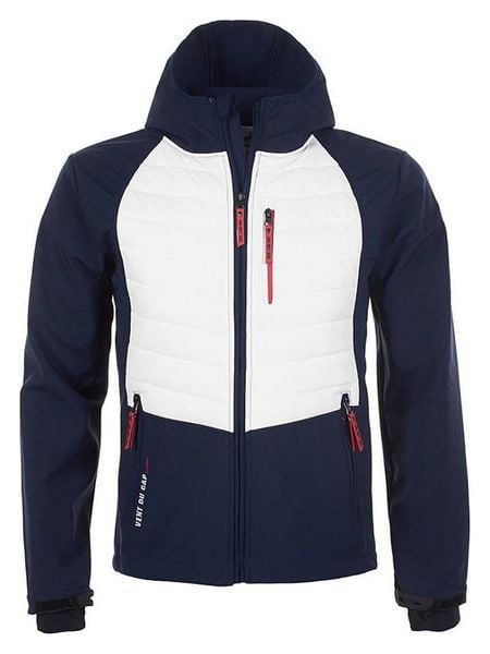 Vent du Cap Kurtka softshellowa "Capver" w kolorze granatowo-białym rozmiar: XXL. Niebieskie kurtki outdoor i hardshell Vent du Cap, xxl, bez wzorów, bez kaptura. Za 257.92 zł.