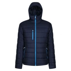 Męska Ocieplana Kurtka Navigate. Niebieskie kurtki Regatta, m, bez wzorów, z puchu, bez kaptura. Za 319.99 zł.
