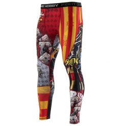 Legginsy sportowe męskie EXTREME HOBBY KILLER CARDS 2. Czerwone bielizna termoaktywna EXTREME HOBBY, m, bez wzorów, z elastanu. Za 229.00 zł.