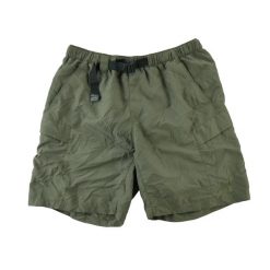Second life - The North Face szorty męskie khaki - Jak nowy. Zielone krótkie spodenki sportowe The North Face, l, bez wzorów, z materiału. Za 106.46 zł.