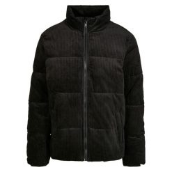 Kurtka Urban Classics boxy corduroy puffer. Czarne kurtki Urban Classics, m, bez wzorów, z puchu, bez kaptura. Za 421.50 zł.