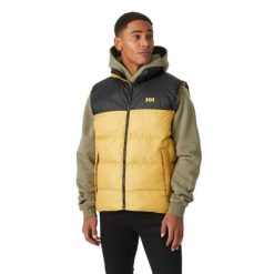 Kurtka puchowa bez rękawów Helly Hansen Active. Brązowe kurtki Helly Hansen, m, bez wzorów, z puchu, bez kaptura. Za 699.00 zł.