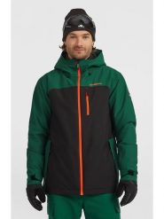 O'Neill Kurtka narciarska w kolorze czarno-zielonym rozmiar: XXL. Czarne kurtki outdoor i hardshell O'Neill, m, bez wzorów, bez kaptura. Za 415.31 zł.