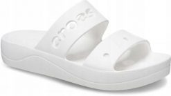 Klapki Dla Dorosłych Crocs Baya Platform. Białe klapki Crocs, z materiału. Za 139.99 zł.