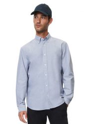 Marc O'Polo Koszula M27 7201 42172 Niebieski. Niebieskie koszule Marc O'Polo, m, bez wzorów, z bawełny, bez kołnierzyka, bez ramiączek. Za 199.99 zł.