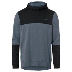 Bluza z kapturem VAUDE Qimsa. Czarne bluzy z kapturem Vaude, l, bez wzorów, z materiału, z kapturem. Za 351.35 zł.
