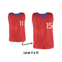 Numerowane chasuble od 11 do 15 Sporti (x5). Białe piżamy SPORTI FRANCE, m, bez wzorów, z poliesteru, bez ramiączek. Za 198.00 zł.