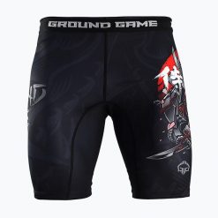 Spodenki treningowe męskie Ground Game Vale Tudo Samurai 2.0. Czarne krótkie spodenki sportowe GROUND GAME, m, bez wzorów. Za 139.99 zł.