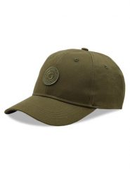 Guess Czapka z daszkiem M3RZ04 WF8V0 Zielony. Zielone czapki z daszkiem Guess, z aplikacjami, z bawełny. Za 169.99 zł.