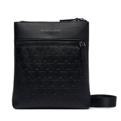 Saszetka Armani Exchange. Czarne saszetki i nerki Armani Exchange, bez wzorów. Za 429.99 zł.