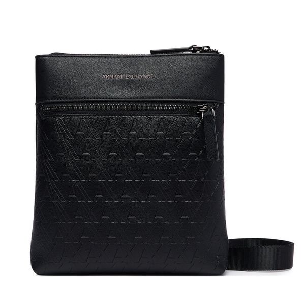 Saszetka Armani Exchange. Czarne saszetki i nerki Armani Exchange, bez wzorów, małe, bez dodatków. Za 429.99 zł.