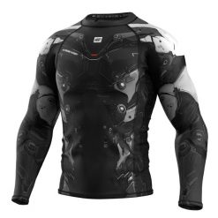 Koszulka sportowa męska Rashguard do MMA EXTREME HOBBY IRON FORCE. Białe bielizna termoaktywna EXTREME HOBBY, m, bez wzorów, z bawełny, bez ramiączek, na fitness i siłownię. Za 209.00 zł.