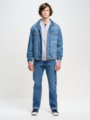 Jeansy męskie z prostą nogawką niebieskie Trent 114. Niebieskie jeansy BIG STAR, l. W wyprzedaży za 299.99 zł.