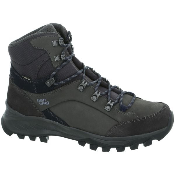 Buty trekkingowe Hanwag Banks GTX. Czarne buty turystyczne Hanwag, na zimę, bez wzorów, z materiału, za kostkę, bez zapięcia, trekkingowe. Za 1,175.00 zł.