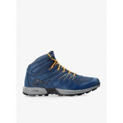 Buty turystyczne męskie Inov-8 Roclite G 345 GTX V2. Niebieskie buty trekkingowe Inov-8, bez wzorów, bez zapięcia. Za 581.99 zł.