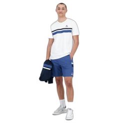 Koszulka Le Coq Sportif Heritage SP N°2. Białe t-shirty sportowe le coq sportif, bez wzorów, bez ramiączek. Za 168.45 zł.