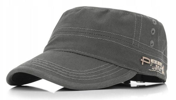 Męska, Wiosenno-Letnia Czapka Patrolówka - Pako Jeans - Szara. Szare czapki z daszkiem Pako Jeans, na lato, bez wzorów, z bawełny. Za 75.00 zł.