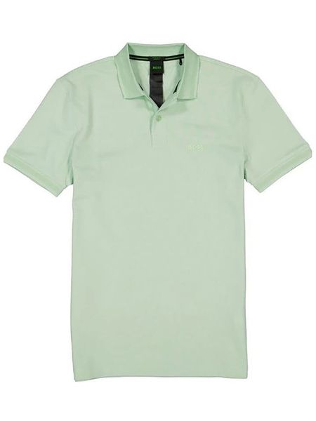 Hugo Boss Underwear Koszulka polo w kolorze zielonym rozmiar: L. Zielone koszulki polo sportowe Hugo Boss Underwear, l, bez wzorów, z bawełny, bez kołnierzyka, bez ramiączek. Za 259.45 zł.