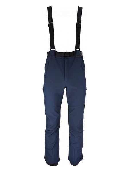 Peak Mountain Softshellowe spodnie narciarskie "Candalo" w kolorze granatowym rozmiar: S. Niebieskie spodnie narciarskie i snowboardowe Peak Mountain, m, bez wzorów, z tkaniny, narciarskie. Za 222.41 zł.