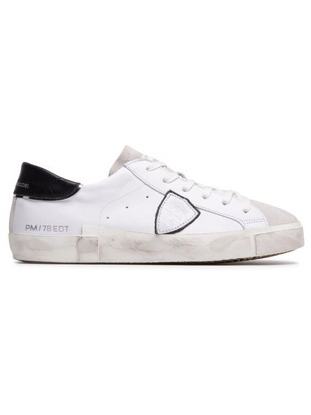Philippe Model Sneakersy Prsx PRLU 1011 Biały. Białe buty sportowe casual Philippe Model, bez wzorów, ze skóry, bez zapięcia. Za 1,079.00 zł.