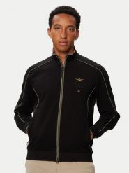 Aeronautica Militare Bluza 262FE2138UF00691 Czarny Regular Fit. Czarne bluzy Aeronautica Militare, l, bez wzorów, z wiskozy, bez kaptura. Za 714.99 zł.
