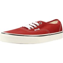 Buty VANS VN000Z74GWR1 AUTHENTIC Czerwony. Czerwone buty turystyczne Vans, bez wzorów, z tkaniny, bez zapięcia, na fitness i siłownię. Za 318.99 zł.
