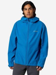 Marmot Kurtka przeciwdeszczowa "Precip Evo Flex" w kolorze niebieskim rozmiar: S. Niebieskie kurtki outdoor i hardshell Marmot, s, bez wzorów, bez kaptura. Za 569.95 zł.