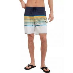 Krótkie spodenki plażowe męskie Fundango Salimu. Białe odzież kąpielowa Fundango, m, bez wzorów, sportowe. W wyprzedaży za 218.93 zł.