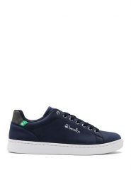 Benetton Sneakersy w kolorze granatowym rozmiar: 44. Niebieskie buty sportowe casual Benetton, bez wzorów, bez zapięcia. Za 188.85 zł.