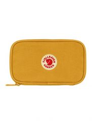 Portfel Fjallraven Kanken Travel Wallet - ochre. Żółte portfele Fjällräven, bez wzorów, z bawełny. Za 263.99 zł.