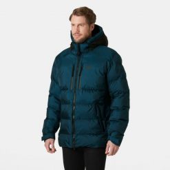 Kurtka z kapturem Helly Hansen Park. Niebieskie kurtki Helly Hansen, m, bez wzorów, z puchu, z kapturem. W wyprzedaży za 986.80 zł.