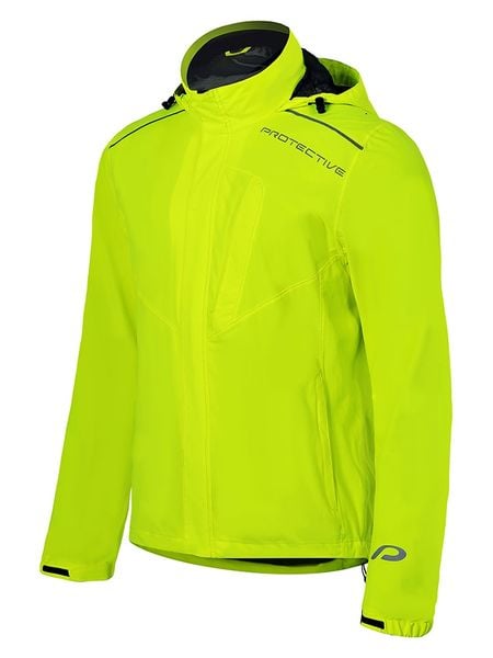 Protective Kurtka przeciwdeszczowa "Rain II" w kolorze żółtym rozmiar: XL. Żółte kurtki outdoor i hardshell Protective, m, bez wzorów, bez kaptura. Za 249.43 zł.