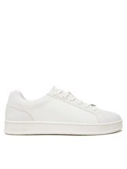 Calvin Klein Sneakersy Low Top Lace Up Nb Mono HM0HM01768 Biały. Białe buty sportowe casual CALVIN KLEIN, bez wzorów, ze skóry, bez zapięcia. Za 439.99 zł.