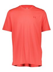 Under Armour Koszulka sportowa w kolorze pomarańczowym rozmiar: S. Pomarańczowe t-shirty sportowe Under Armour, bez wzorów, z materiału, bez ramiączek, outdoorowe. Za 43.88 zł.
