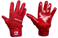 Rękawiczki do futbolu amerykańskiego FLG-03 czerwone, OL, DL. Czerwone rękawiczki BARNETT, bez wzorów, z materiału. Za 139.00 zł.