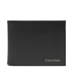 Portfel męski Calvin Klein. Czarne portfele CALVIN KLEIN, bez wzorów. Za 299.99 zł.