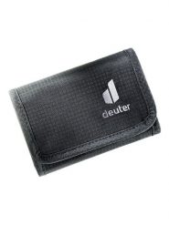 Deuter Portfel "Travel Wallet" w kolorze czarnym rozmiar: onesize. Czarne portfele Deuter, bez wzorów, z materiału. Za 73.95 zł.