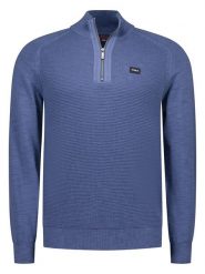 NEW ZEALAND AUCKLAND Sweter w kolorze niebieskim rozmiar: XL. Niebieskie swetry nierozpinane New Zealand Auckland, xl, bez wzorów, z bawełny, bez kołnierzyka, bez ramiączek. Za 199.95 zł.