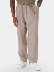 Aeronautica Militare Spodnie materiałowe 261PA1712UCT04293 Beżowy Comfort Fit. Brązowe spodnie materiałowe Aeronautica Militare, m, bez wzorów, ze lnu. Za 839.99 zł.