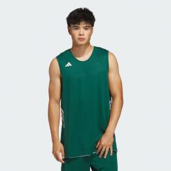 Koszulka 3G Speed Reversible Basketball AEROREADY. Białe buty do koszykówki Adidas, bez zapięcia, na fitness i siłownię. Za 174.80 zł.