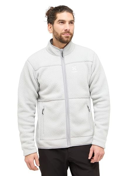 Haglöfs Kurtka polarowa "Mossa Pile" w kolorze białym rozmiar: M. Białe kurtki Haglöfs, m, bez wzorów, z polaru, bez kaptura. Za 266.66 zł.