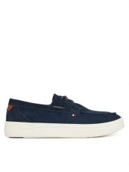 Tommy Hilfiger Półbuty Modern Light Hybrid Suede Boat S FM0FM05352 Granatowy. Niebieskie eleganckie półbuty Tommy Hilfiger, bez wzorów, ze skóry, bez obcasa, bez zapięcia. Za 359.99 zł.