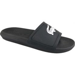 Czarne Klapki Lacoste Croco Slide 119 1 M 737CMA0018312. Czarne klapki LACOSTE, z gumy. W wyprzedaży za 199.00 zł.