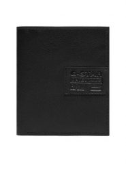 G-Star Raw Portfel HP-MAEL-1-GOAT Czarny. Czarne portfele G-Star Raw, bez wzorów, ze skóry. Za 99.99 zł.